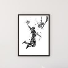 Load image into Gallery viewer, SET Of 3 Wall Basketball Black &amp; WhiteSports
