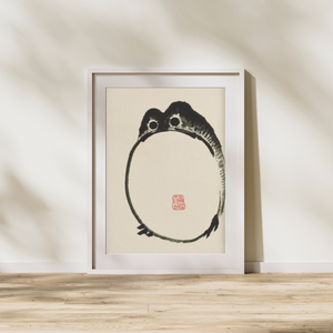 SET Of 3 Wall Art Japanese Frog