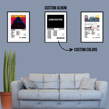 Load image into Gallery viewer, SET Of 3 Wall Art Customizable Music Favourite Album
