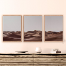 Load image into Gallery viewer, SET Of 3 Abstract Wall Art Sand Dunes
