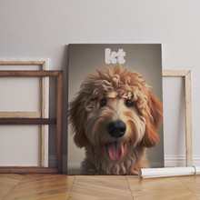 Load image into Gallery viewer, Custom Canvas Pet Portrait Print
