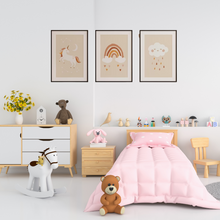 Load image into Gallery viewer, SET Of 3 Wall Art Nursery Unicorn, Rainbow &amp; Cloud
