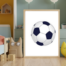 Load image into Gallery viewer, SET Of 3 Wall Art Customizable Name Soccer Player &amp; Shirt
