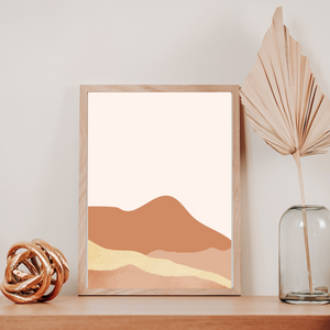 SET Of 3 Wall Art Boho Astro & Mountains