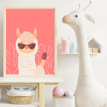 Load image into Gallery viewer, SET Of 3 Wall Art Nursery &amp; Kids Alpacas
