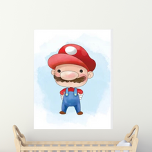 Load image into Gallery viewer, SET Of 3 Wall Art Nursery Baby Mario Bros Prints
