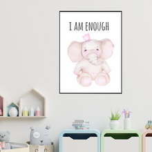 Load image into Gallery viewer, SET Of 3 Wall Art Nursery Animals With Inspirational Phrases for Kids
