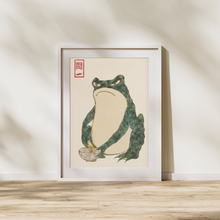 Load image into Gallery viewer, SET Of 3 Wall Art Japanese Frog
