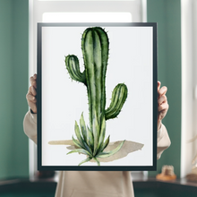 Load image into Gallery viewer, SET OF 3 Wall Art Nursery Alpaca Cactus Painting
