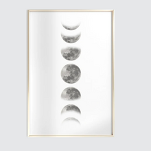 Load image into Gallery viewer, SET Of 3 Wall Art Boho Moon, Letters &amp; Feather
