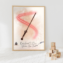 Load image into Gallery viewer, SET Of 3 Wall Art Customizable Name Harry Potter &amp; Magic Style
