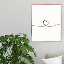 Load image into Gallery viewer, SET Of 3 Wall Art For Couples Customizable Names Between a Heart
