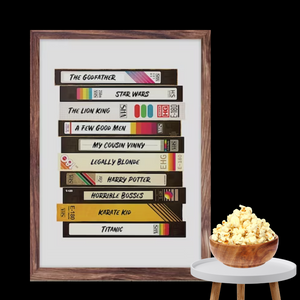 SET Of 3 Wall Art Customizable Favourite Movies & Vintage Cinema