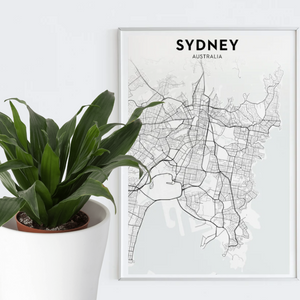 SET Of 3 Wall Art Customizable City Maps