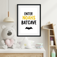 Load image into Gallery viewer, SET Of 3 Wall Art Nursery Batman for Kids
