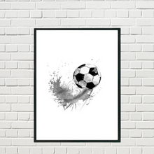 Load image into Gallery viewer, SET Of 3 Wall Art Customizable Name Soccer Player
