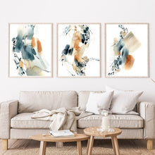 Load image into Gallery viewer, SET Of 3 Abstract Wall Art Brush Strokes
