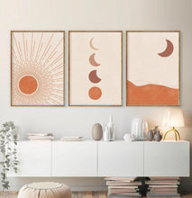 Load image into Gallery viewer, SET OF 3 wall art, Landscape Abstract Painting Bedroom Prints
