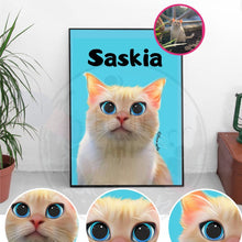 Load image into Gallery viewer, Framed Custom Pet Portraits
