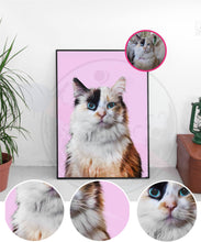 Load image into Gallery viewer, Custom Digital Pet Portrait File
