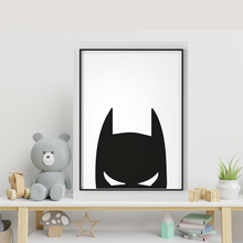 Load image into Gallery viewer, SET Of 3 Wall Art Nursery Batman for Kids
