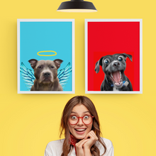 Load image into Gallery viewer, Australia Framed Custom Pet Portraits
