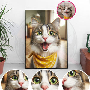 Framed Custom Pet Portraits