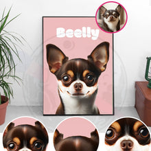 Load image into Gallery viewer, Framed Custom Pet Portraits
