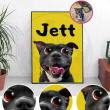 Load image into Gallery viewer, Custom Digital Pet Portrait File
