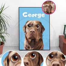 Load image into Gallery viewer, Custom Digital Pet Portrait File
