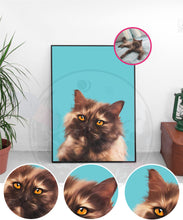 Load image into Gallery viewer, Custom Digital Pet Portrait File
