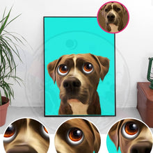 Load image into Gallery viewer, Custom Digital Pet Portrait File
